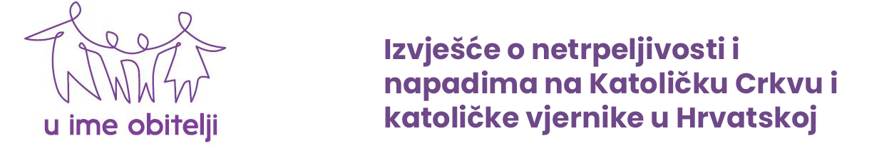 Izvješće o napadima na Katoličku Crkvu i vjernike katolike 